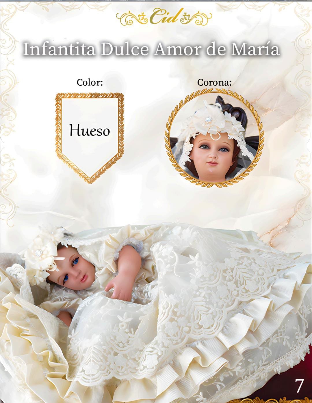 P021 – INFANTITA DULCE AMOR DE MARÍA 